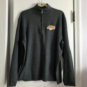 Los Angeles Lakers Lightweight Quarter-Zip Knit Sweater Pullover